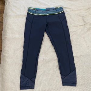 Lululemon running cropped pants